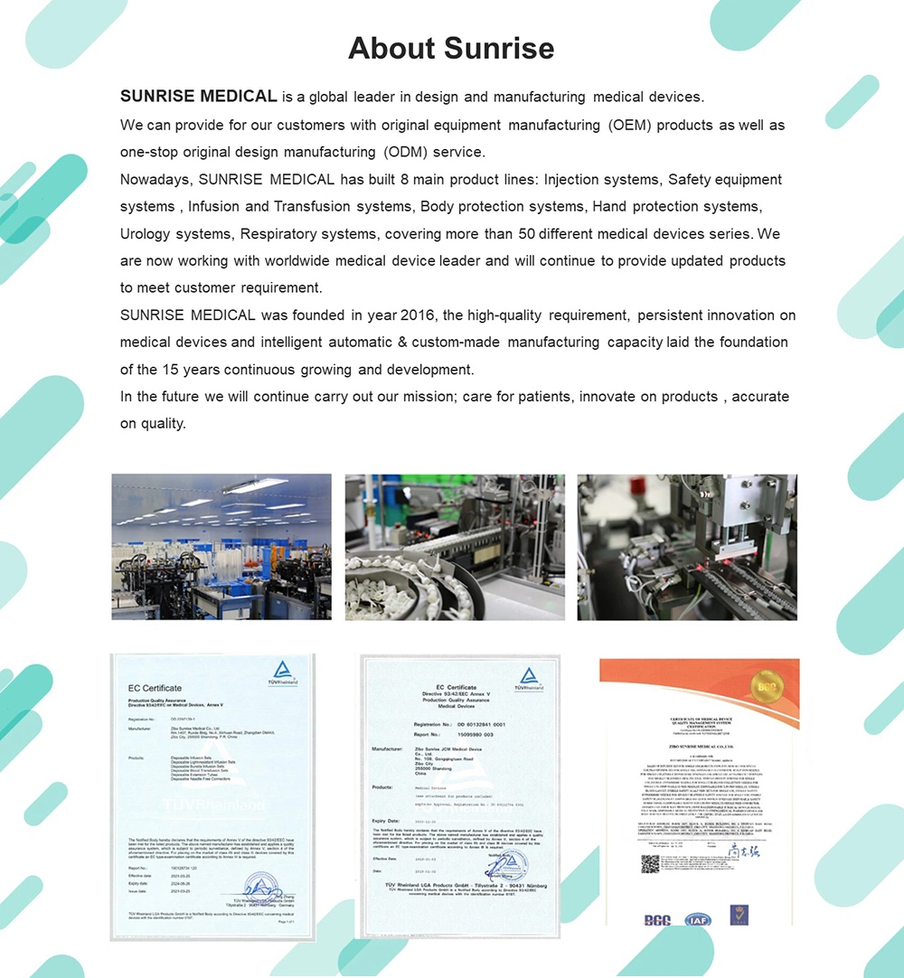 Factory Direct Medical Needle Free Connector Medical Consumables with CE, ISO 13485