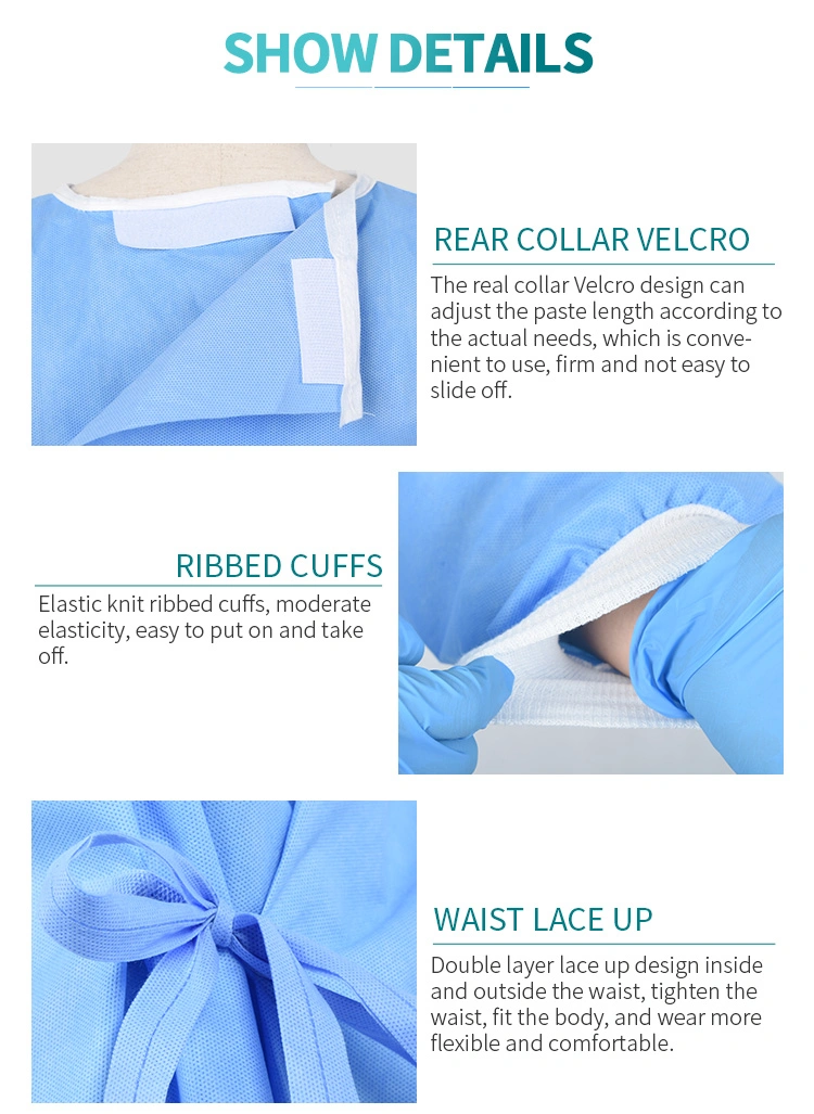 Medical Consumable Hot Selling of The Disposable Surgical Gown Hospital Uniform Surgical Gown