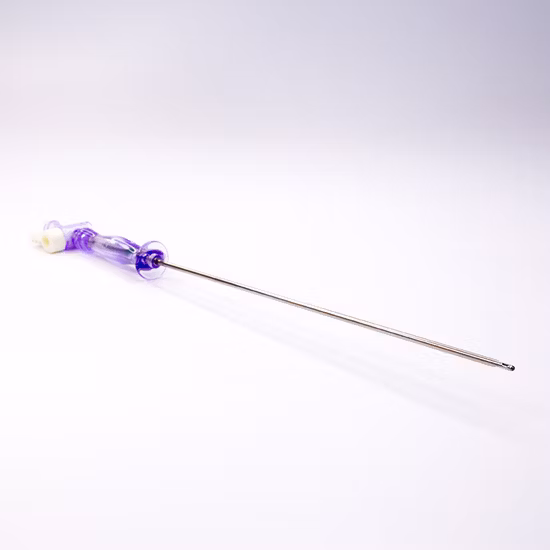 Medizinische Einwegnadel von Veress mit starkem Polycarbonatgriff für die Laparoskopie-Insufflation